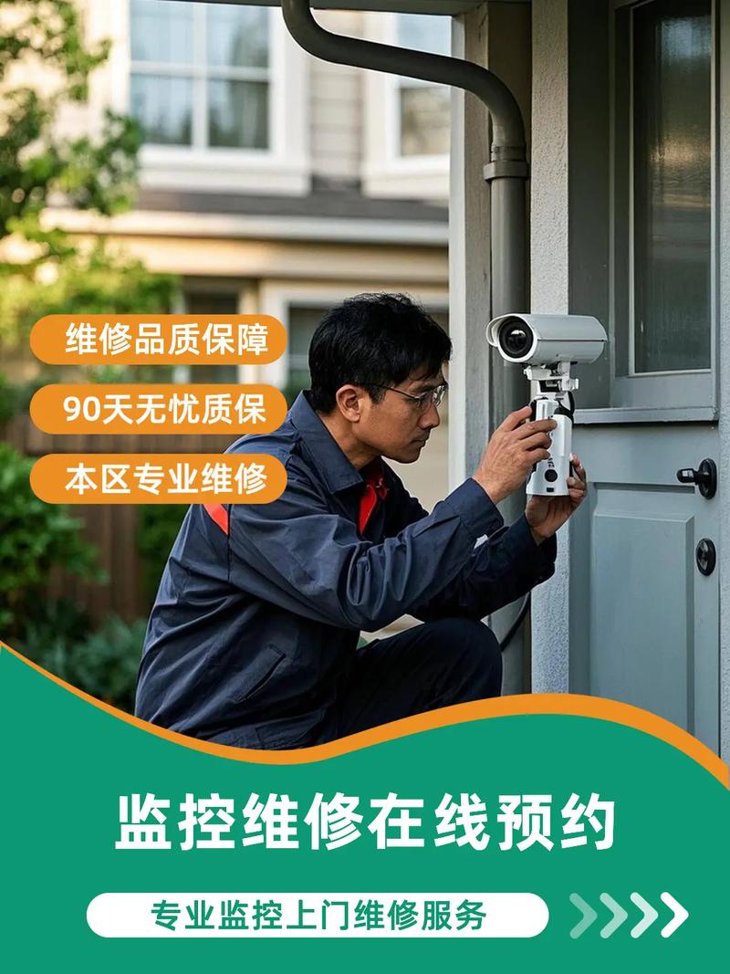 近期监控安装维修的有福了,在线就能预约维修,一站式服务,低至